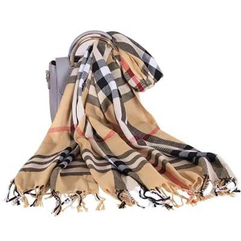 D1173 Fringed Cashmere Szalik Szalik Kobiety Ciepłe Koc Scarv Kulka Kulka Wrap Siatka Szal Szalik