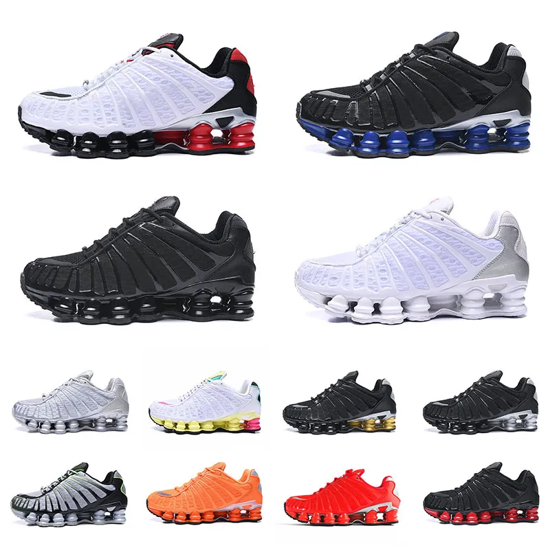 Nike Shox TL R4 Enigma Scarpe Running Uomo Donna Bianco Argento Velocit Rosso Rosa Blu Navy Sport all aria aperta Scarpe da ginnastica Scarpe da