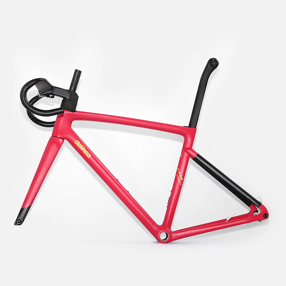 DELIHEA G13 Newest Carbon Bicycle Frame Climbing Full Internal Routing Lightweight Road Bike
