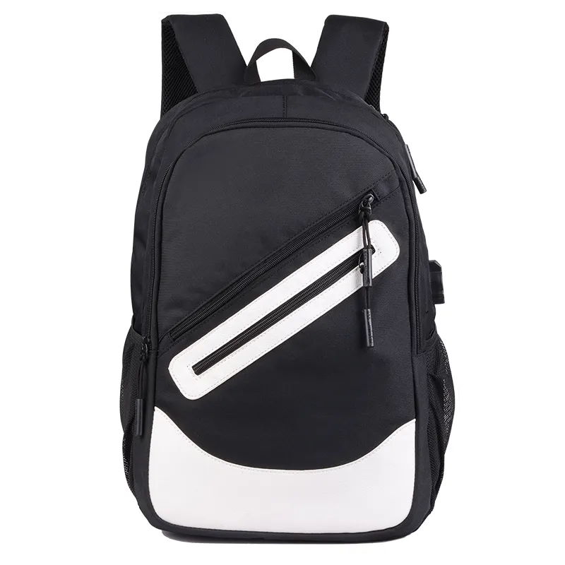 Étanche grand sac à dos hommes sacs pour ordinateur portable noir sacs à dos homme voyage adolescent Bookbag Oxford USB chargeur mâle Mochilahi