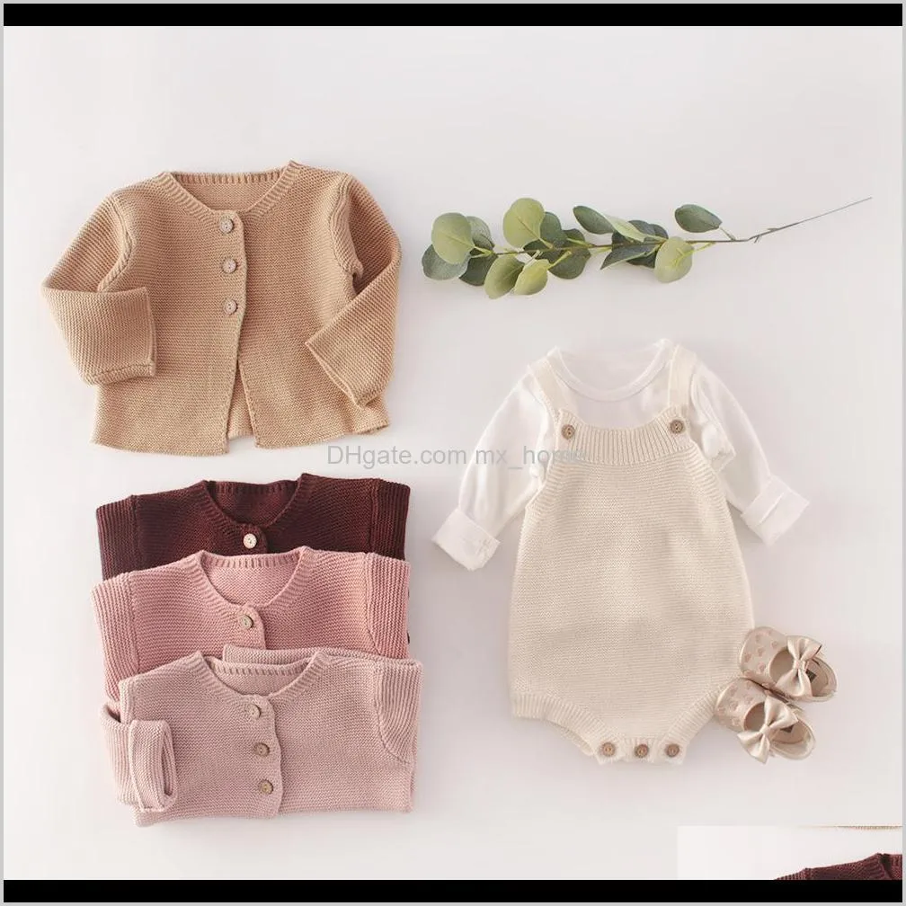 milancel baby clothins spring new baby girls sweaters single breast toddler boys knitwear 201104