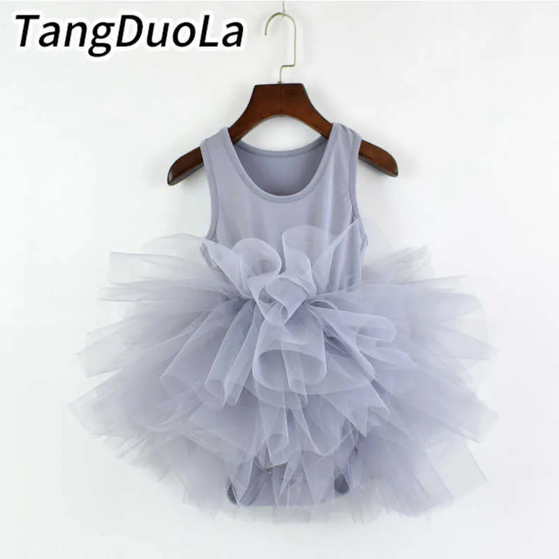 Nouvelle Mode Filles robe Enfants Pettiskirt Belle Bébé Fille Fluffy Ballet robe Enfants Tulle Tutu Sans Manches Gilet robe Q0716
