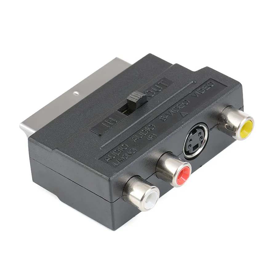 Splitter SCART Bwoo 1 Maschio A 3 Femmine – Adattatore A 3 Vie Con Cavo 150 Cm, Per Collegare Più Dispositivi Alla TV - 3