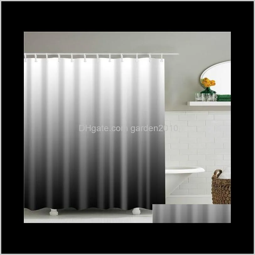 modern home decor simply geometric wave stripe mesh geometry shower curtains fabric waterproof polyester bathroom curtain