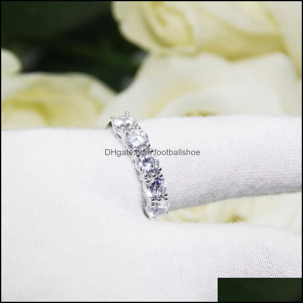 2.0CTW Round Cut DF Color Moissanite Center,14K Solid White Gold, Female Gold Ring,Wedding Ring,Pave Set Style Y1124