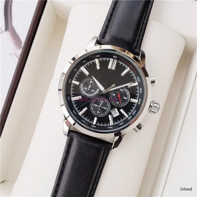 Quartz 44 Hugo Chronograph Designer Clock Leather Band 2 233 DHgate