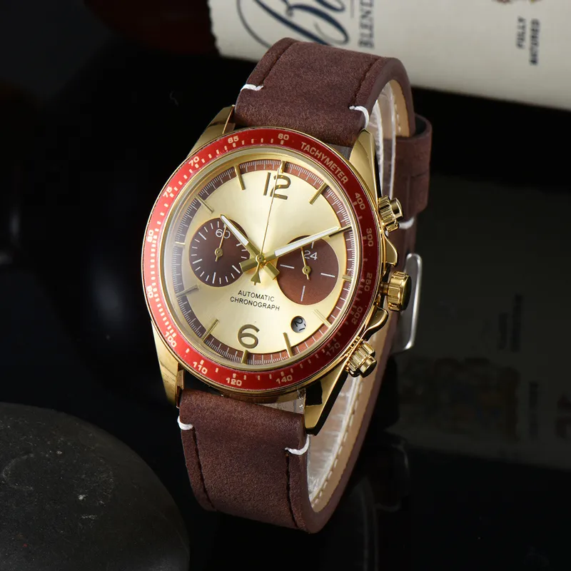 AAAの高品質の高級メンズのフル機能スポーツ時計デザイナークォーツ軍事腕時計男性時計ホットアイテムリロイ・デ・pulsera