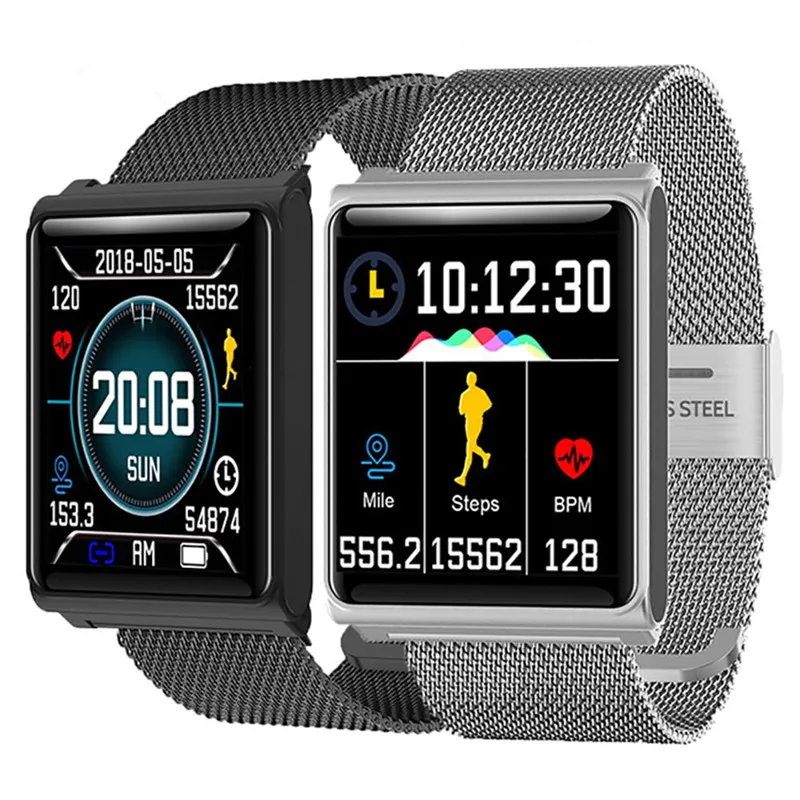 N98 Smart Watch Ossigeno nel sangue Pressione sanguigna Monitor della frequenza cardiaca Orologio da polso intelligente Tracker di fitness Orologio da polso intelligente per iPhone Andorid