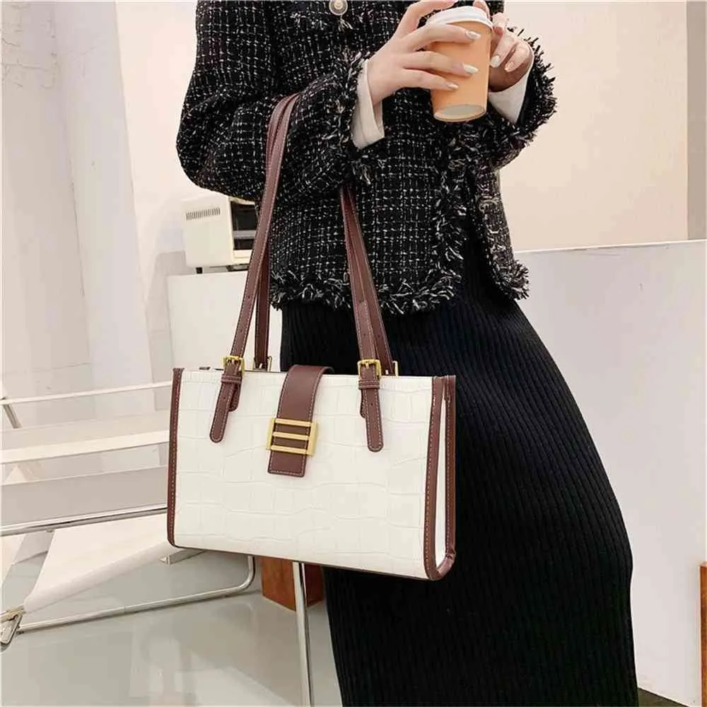 new stone pattern fashionable and simple women's one shoulder backpack popular bag Purse Black Friday