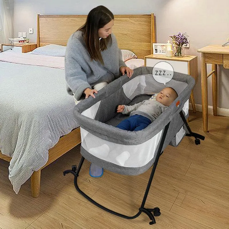 Cama cuna Multifuncional Kira con cama Auxiliar – Little Bru: Coches y Cunas  para bebés