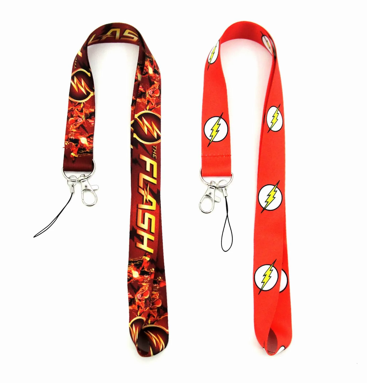 Nyckelring 10st anime tecknad nackband nyckel Lanyard Card Gym telefon med USB ID Holder DIY Sling lasso Small Wholesale