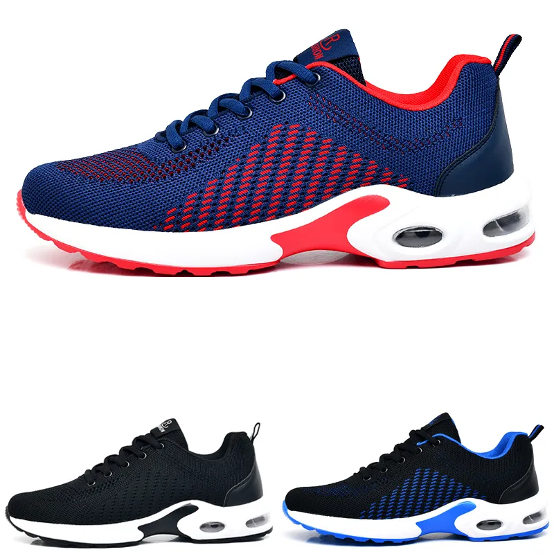 low price Men Running Shoes Black and white blue red Fashion #20 Mens Trainers Outdoor Sports Sneakers Walking Runner Shoe size 39-44