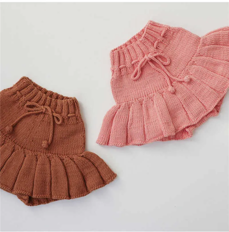 Handmade Knit Knitted Skirt Co Ord For Girls Misha And Puff