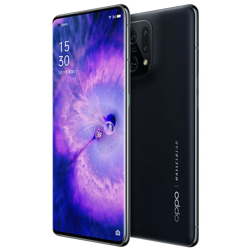 Oppo Original Find X5 5G Téléphone mobile 8 Go RAM 128 Go 256 Go Rom Octa Core Snapdragon 888 50.0MP NFC IP54 Android 6.55 "OLED CURVE CURVED-Finger empreinte ID Face 12