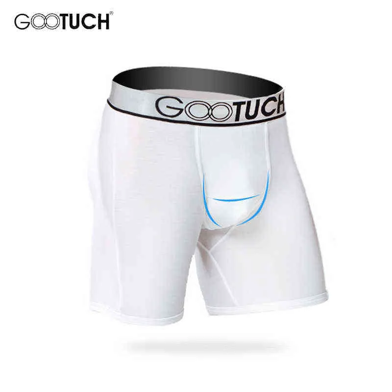 Taglie forti Mutande Uomo Lungo Boxer Intimo Modale Boxer Mutandine Uomo Boxer Pantaloncini Uomo Calzoncillo Cuecas Pantaloncini Gootuch 007 H1214