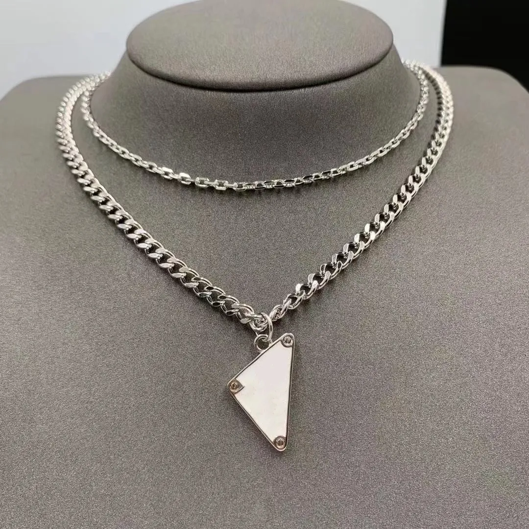Triangle necklace for men, groomsmen gift, men's necklace with a silver triangle  pendant, silver chain, gift