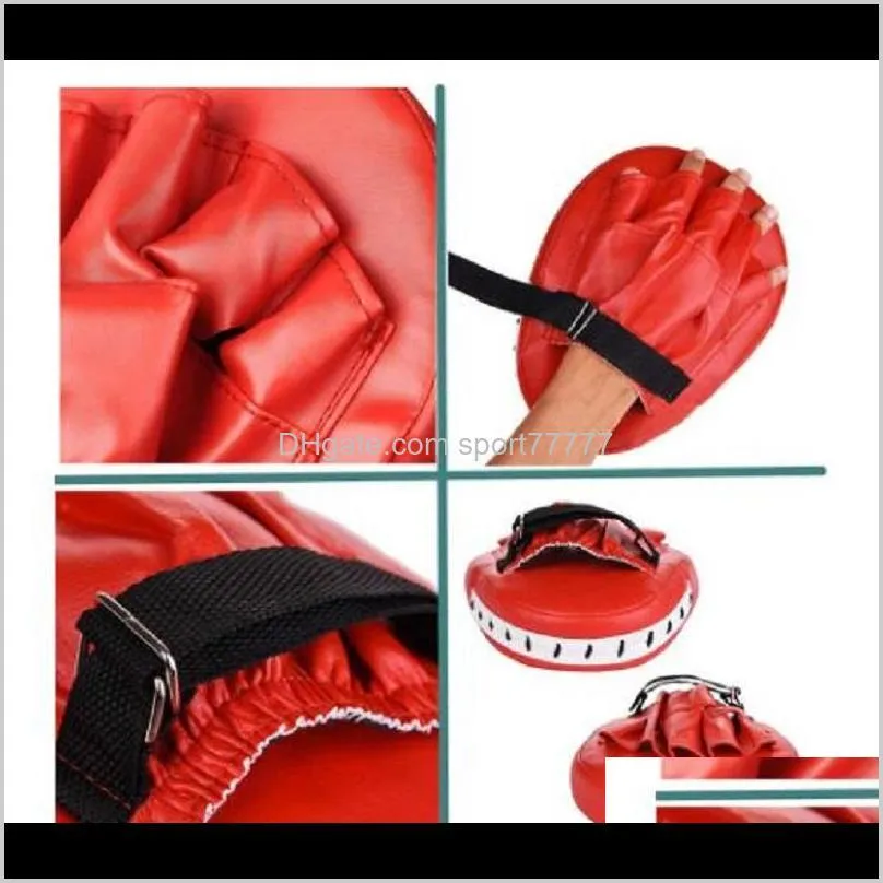 2 pcs kick boxing gloves pad punch target bag men mma pu karate muay thai fight sanda training adults kids equipment