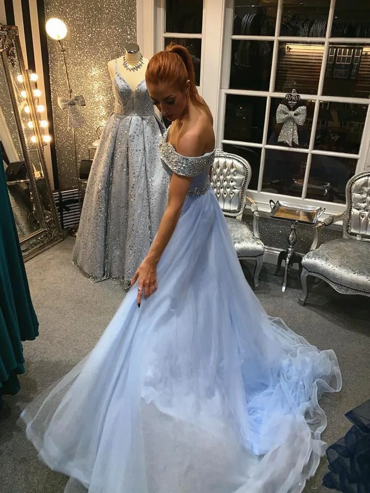 Long tail discount prom dresses