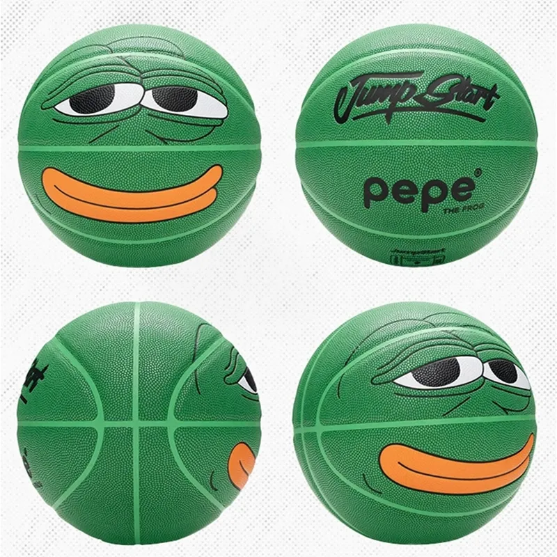 Spalding JRS X Sad Frog Pepe Co. Cool Basketball Ball No.7 Spalding JRS X Sad Frog Pepe Co. Cool Basketball Ball No.7