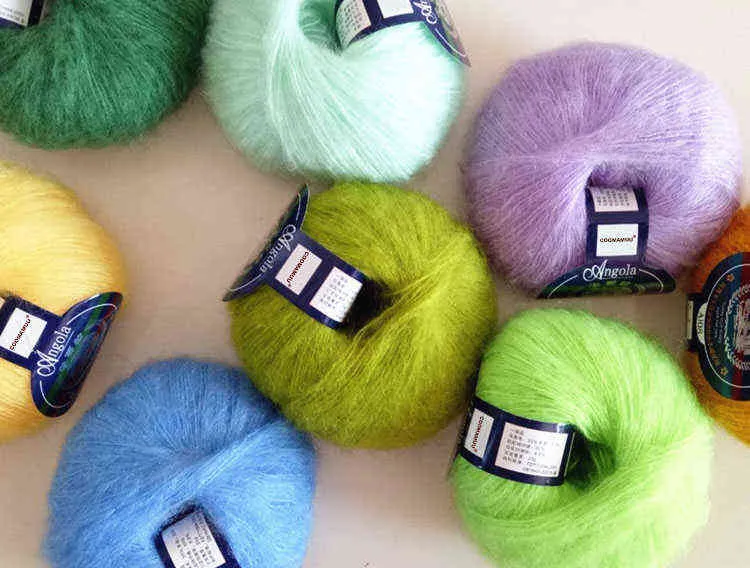 3-balls-lot-Thin-Mohair-Yarn-Hand-Knitting-Plush-Fine-Wool-Crochet-Yarn-Villi-Plump-Delicate