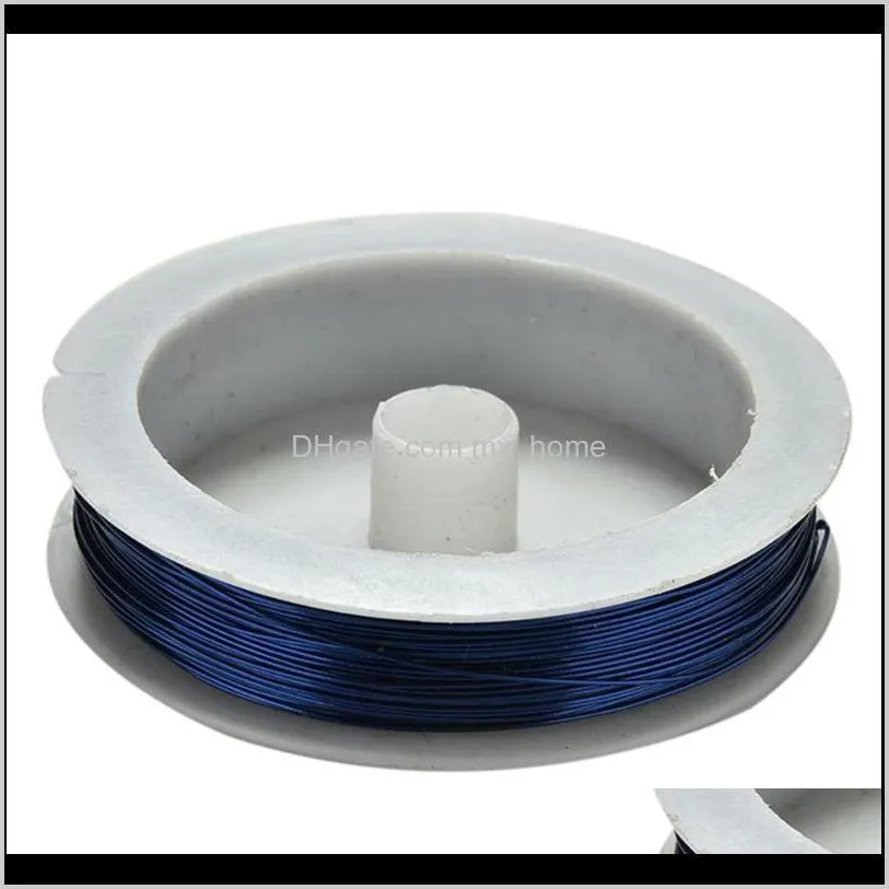 40m rolling iron craft wire 0.5mm spool soft diy string jewelry metal for decorative flowers wreaths package