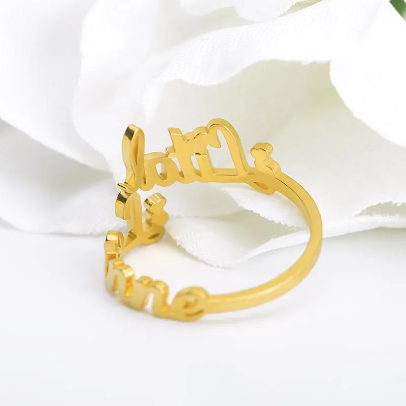 Anello con due nomi sale