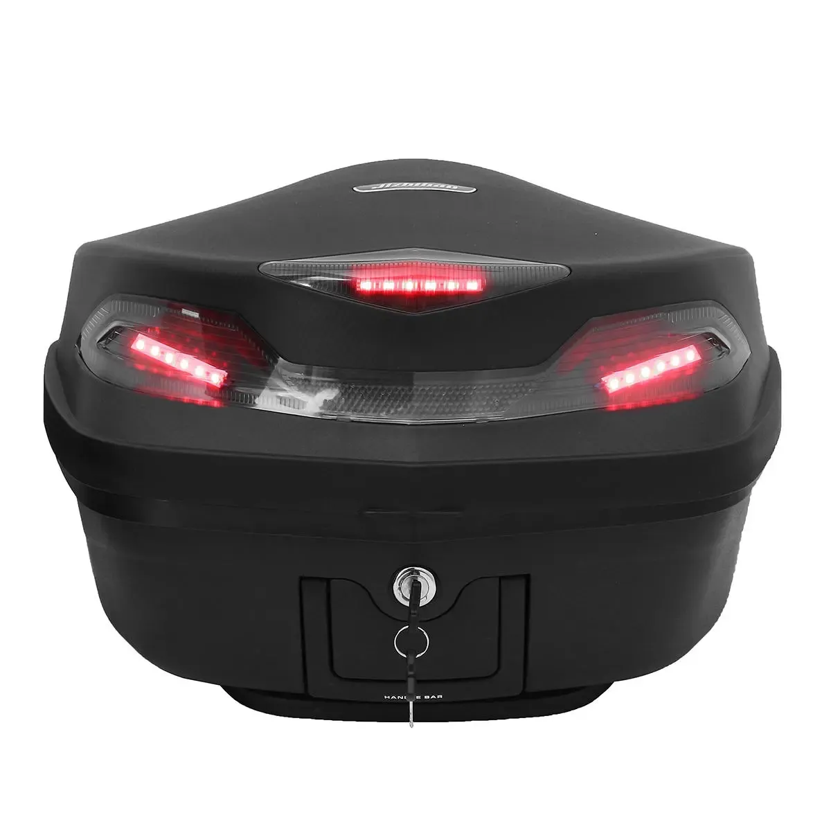 48L Motorcycle Scooter Top Box Topbox Achterbagage Opslag W / LED Light Universal