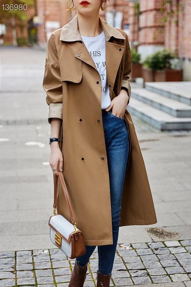 クラシカルファッション レディーストレンチコートrk980ファッションウィメンジャケット21滑走路高級ヨーロッパデザインパーティースタイルの服を 113 高性能 Www Escolaedim Com Br