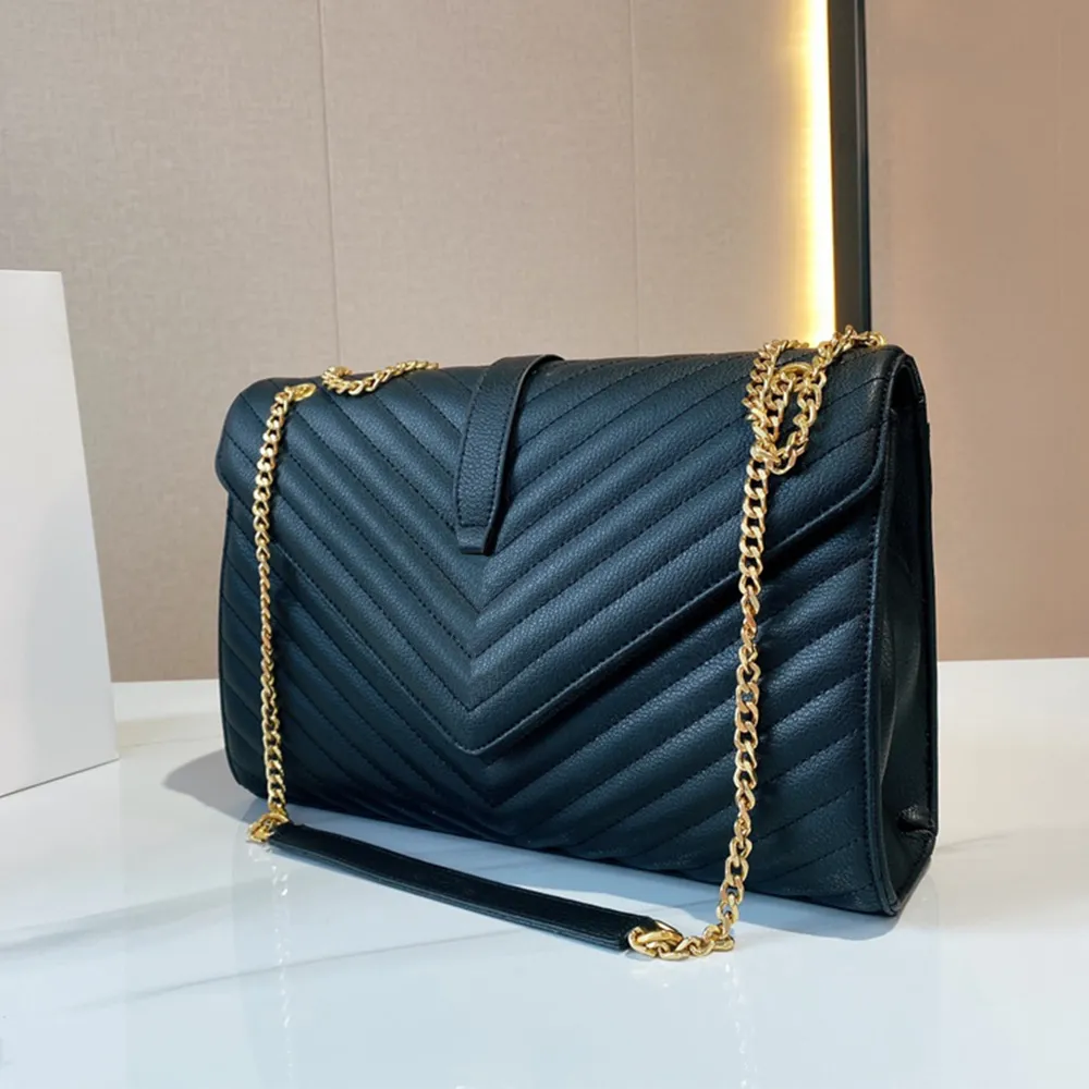 Высококачественные роскоши дизайнеры сумочки кожаная сумка женская модная цепь похет