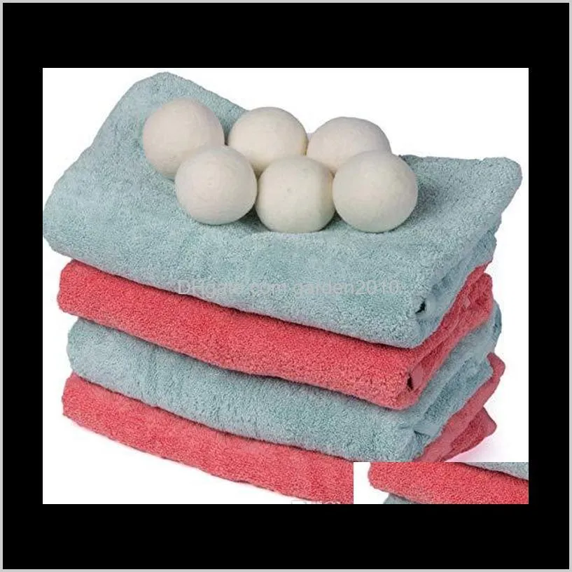 7cm wool dryer balls natural fabric softener 100% organic reusable ball laundry dryer balls for static reduces drying time