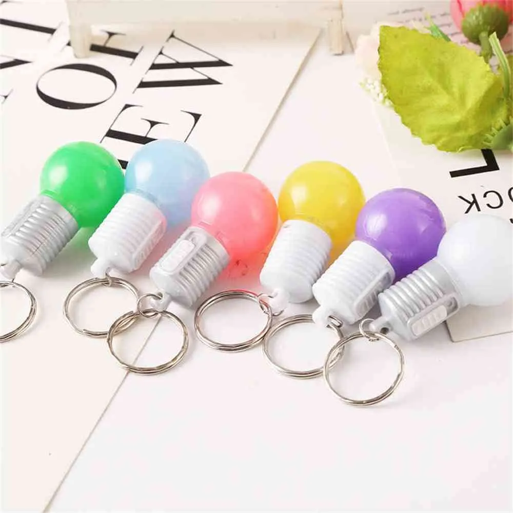 10pcs Mini LED Keychain Decorative Tiny Key Ring Light Portable Key Chain  for Outdoor