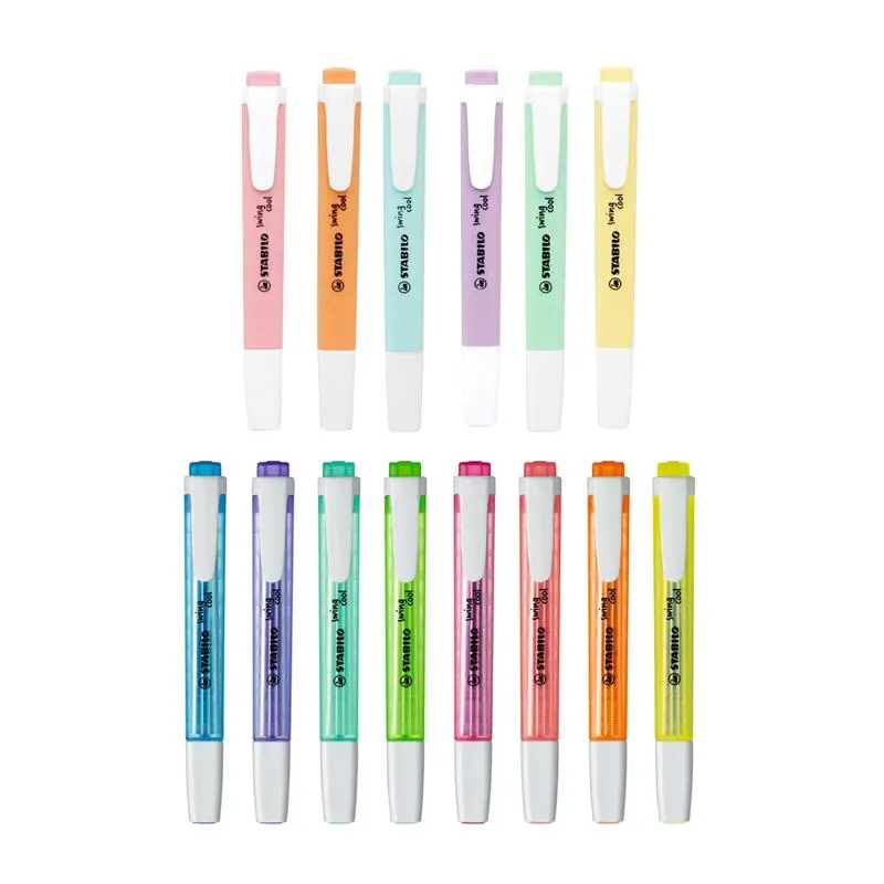 Highlighters 14 Colors/lot 275 Swing Cool Highlighter Marker Pens - 1-4mm Written Width Assorted Colours Office And School Supplies