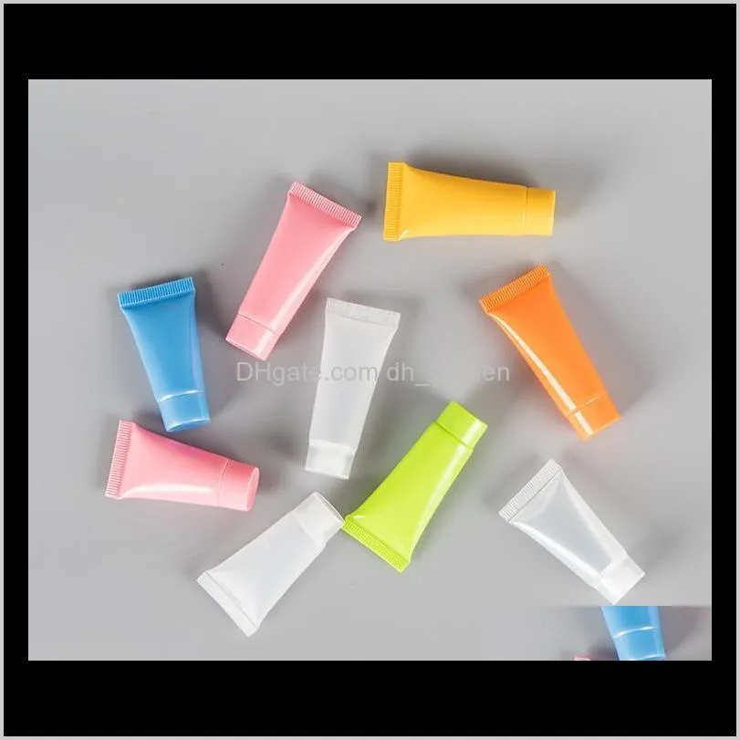 5ml 10ml transparent plastic hand cream lotion bottle lotion tube bottle cream cosmetic cream container split bottles sn1449