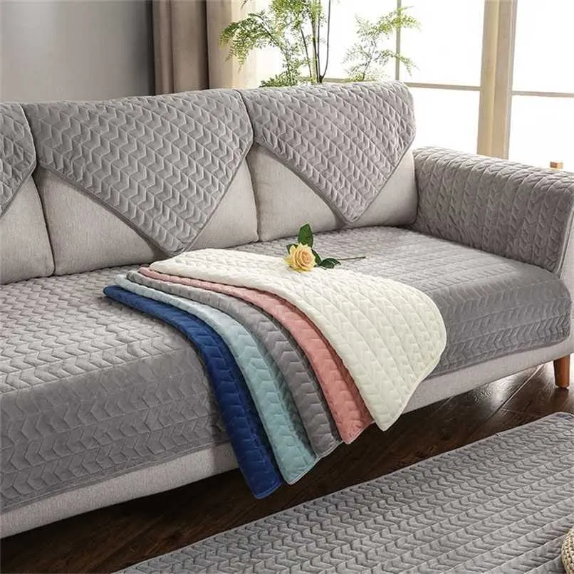 Sofa Covers For Living Room Gray Color Plush Cushion Sofa Cover Amazon