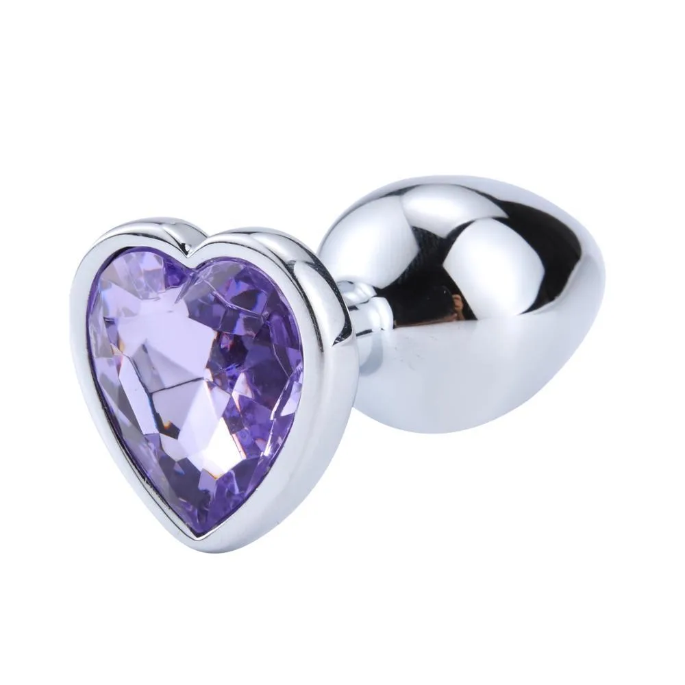 Small Metal Anal Plug Heart-Shaped Crystal Jewelry Butt Plug Unisex Adult  Sex Toy from Dhgate Anal Toys - price 7.62