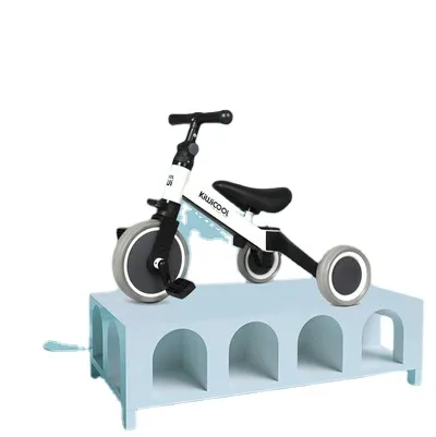 Doki Spielzeug Kinder Dreirad 3-in-1 Kinder-Roller Balance Bike 1-6 Jahre Fahrt auf Auto 3 Räder Nicht aufblasbar Beliebt 2021