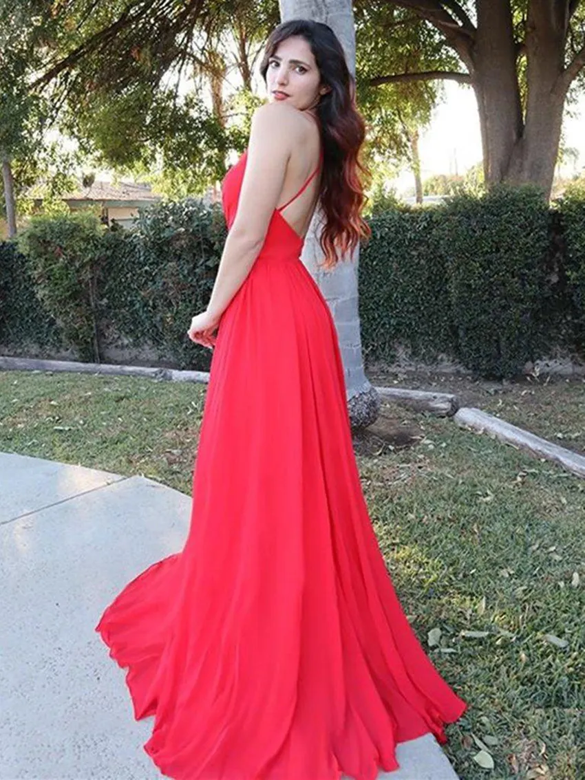 Vestidos largos de tirantes finos cheap
