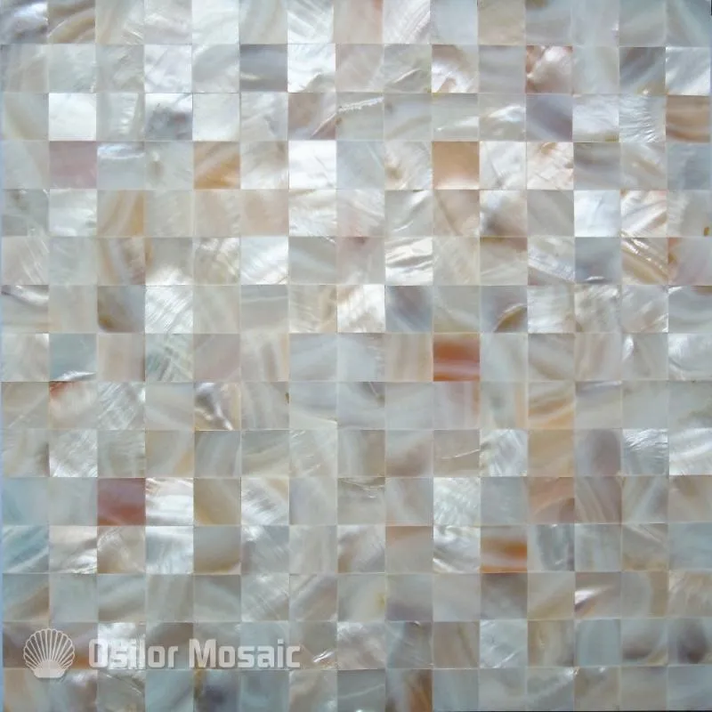 Tapety 100% naturalny chiński skorupa słodkowodna matka perła mozaiki płytki do wnętrza domu dekoracji kuchnia tył ściany plusk