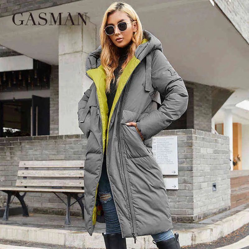 GASMAN Womens Down Jacket Fashion High 