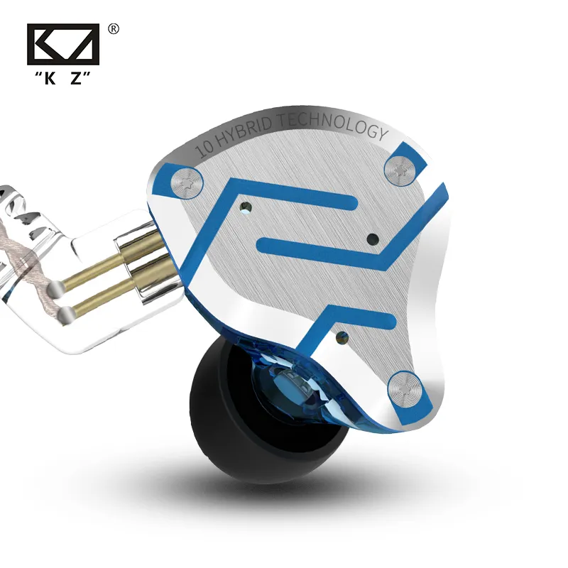 KZ-auriculares ZST X con controlador Dual, audífonos desmontables con  aislamiento de ruido, Hifi, para música y deportes