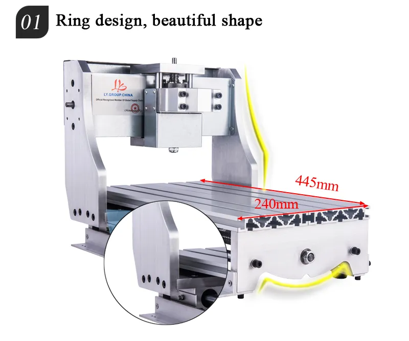Wholesale DIY 3 Axis Mini Steel Frame Cnc Router With... From Lybga ...