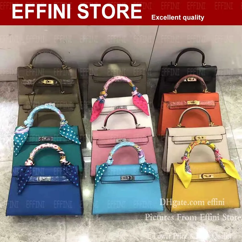 Mini borsa a mano Designer Borse a tracolla Donna Tote EPSOM Borse in pelle Borse Moda Borsa a tracolla femminile di alta qualità 2021 Effini