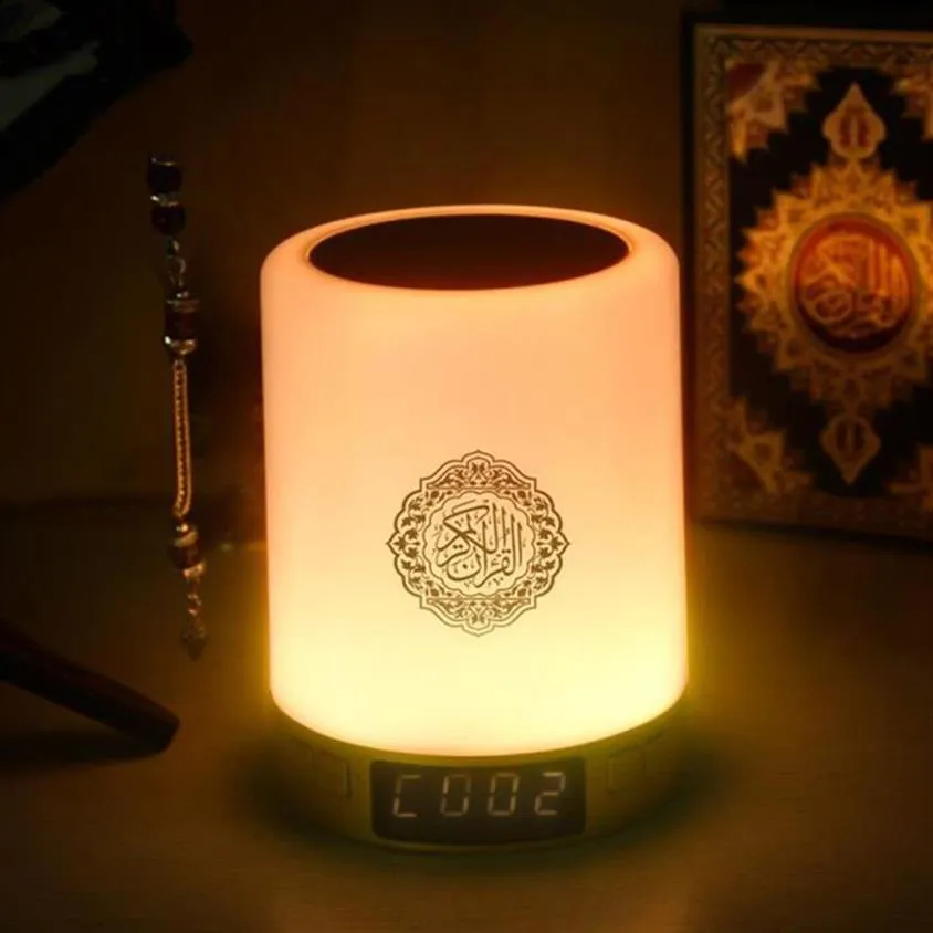 SQ122 Bluetooth Quran Speaker Wireless Portable Lamp LED Night Light Islamic Kids Gift Mp3 Coran Player539f499Y246K