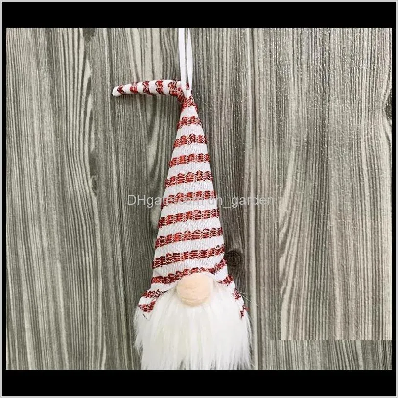 colors lighted christmas gnomes cloth sweidsh christmas santa gnomes elf home decorations tree hanging ornaments sn1992