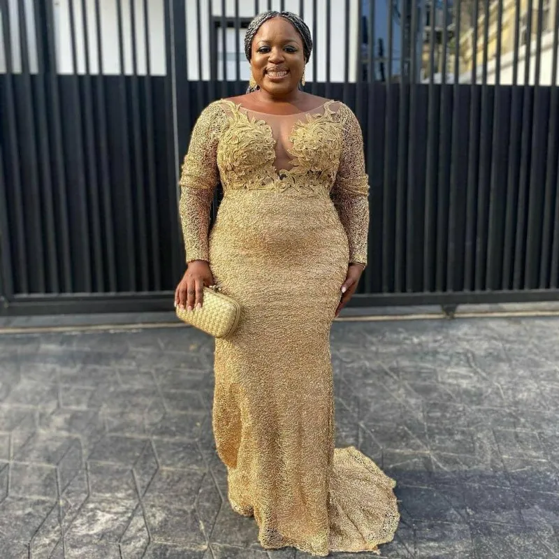 gold formal plus size dresses Amazon.com: meilun Plus Size Off Shoulder Sequins Formal Evening Gowns with  Puff Sleeve 1920s Prom Wedding Guest Dresses (A-Champagne,2XL) : Clothing,  Shoes & Jewelry