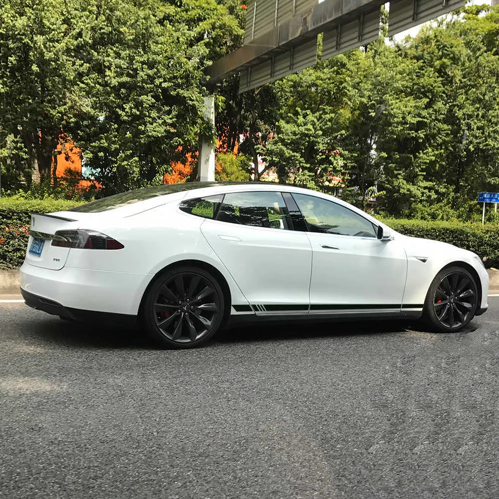Auto Seitenstreifen Seitenaufkleber Aufkleber, Für Tesla Model 3