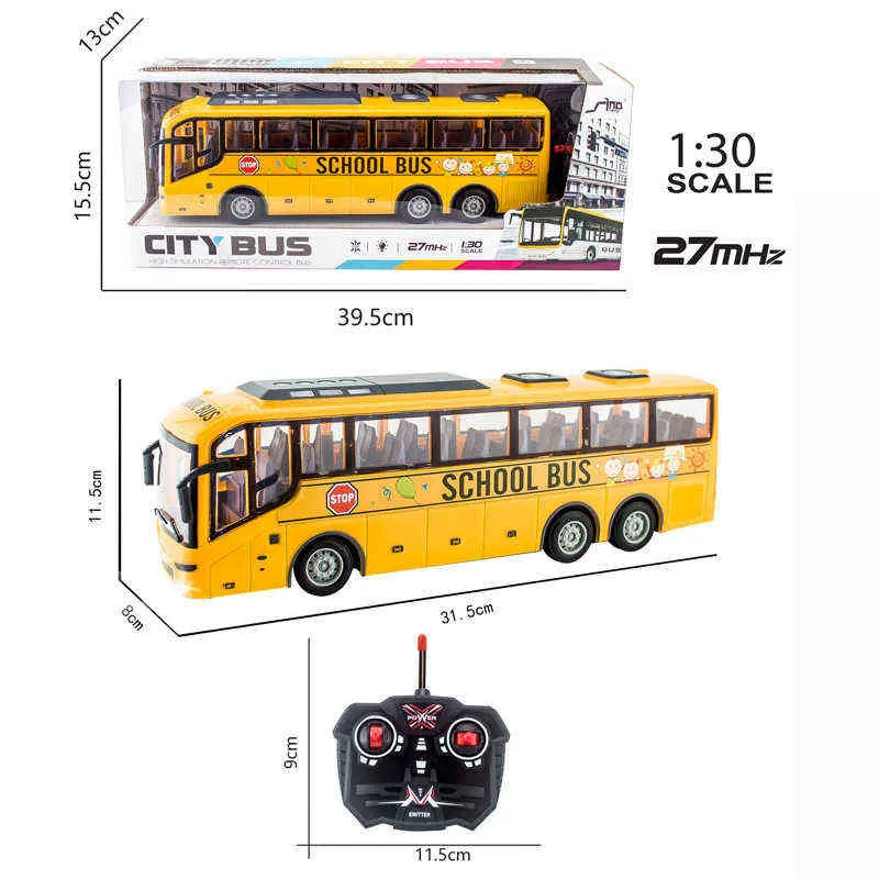 Jouet De Bus Scolaire électrique Avec Musique Et Lumières - Modèle Réaliste Pour Enfants, Portes Ouvrantes