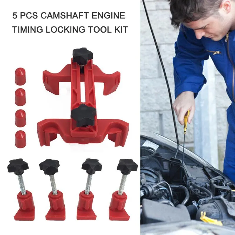 Kit di strumenti di bloccaggio della fasatura del motore dell'albero a camme Gruppo di riparazione dell'auto di allineamento del supporto della serratura della camma universale