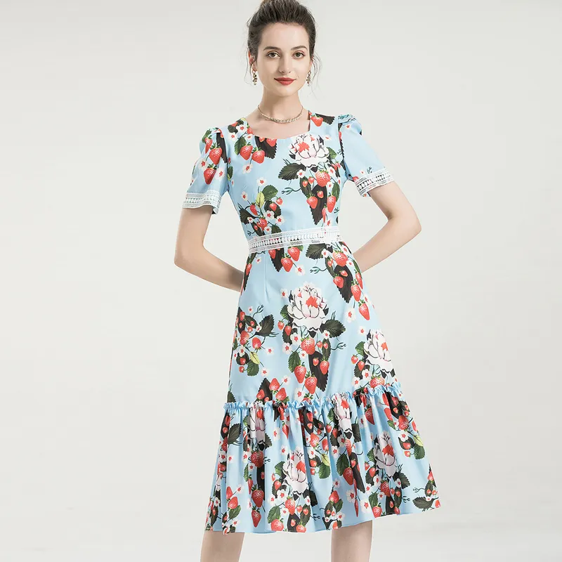 chinese dress ladies Knee-Length Square Neck A-Line Mother of the Bride Dresses With Ruffles and  Jacket