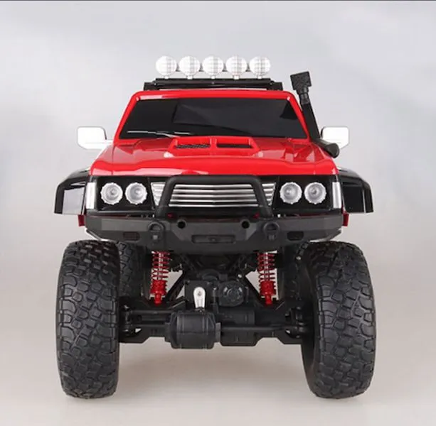 US Cause 1: 8 Pickup Climbing Racing Car Body Half A Meter High-speed Off-road Vehicle Remote Control Toy Car Charging Children